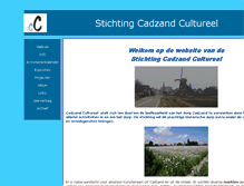 Tablet Screenshot of cadzandcultureel.nl